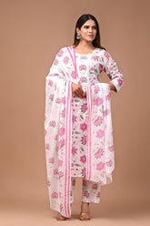 *All New Exclusive Collection of Hand Block Printed "Stitched" Cotton Suits With Cotton Dupatta in Beautiful Colours*